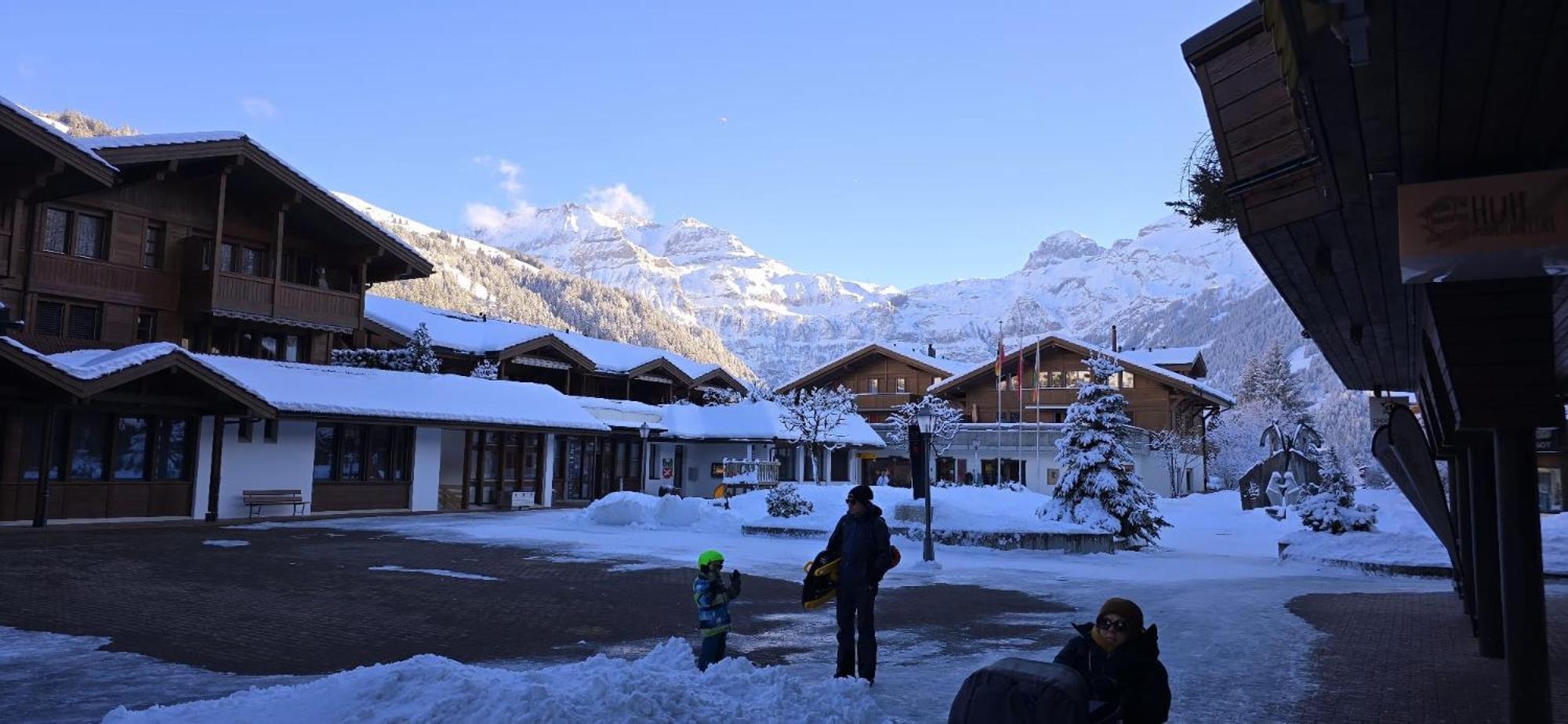 Large Deluxe Studio For 2 - Chalet Lovo Lenk Luaran gambar