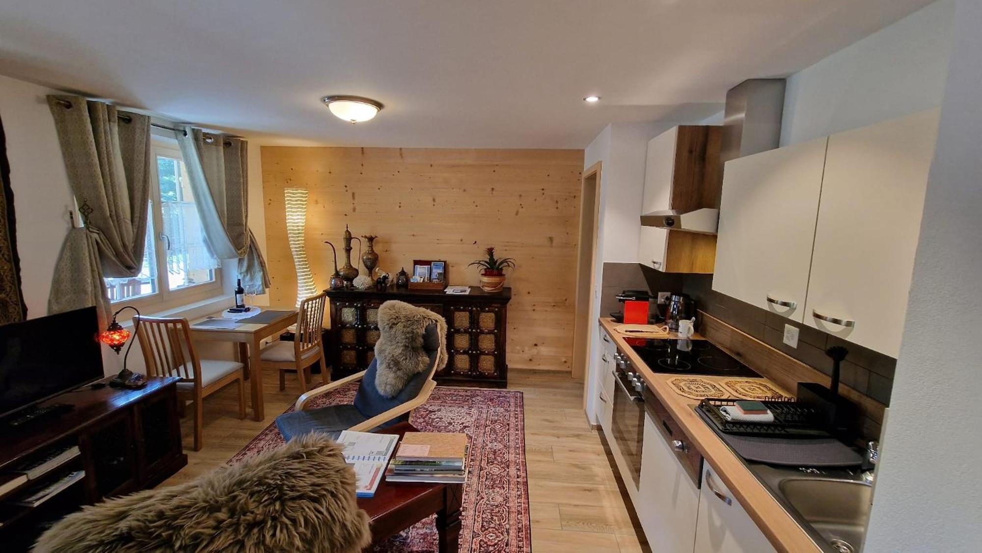 Large Deluxe Studio For 2 - Chalet Lovo Lenk Luaran gambar